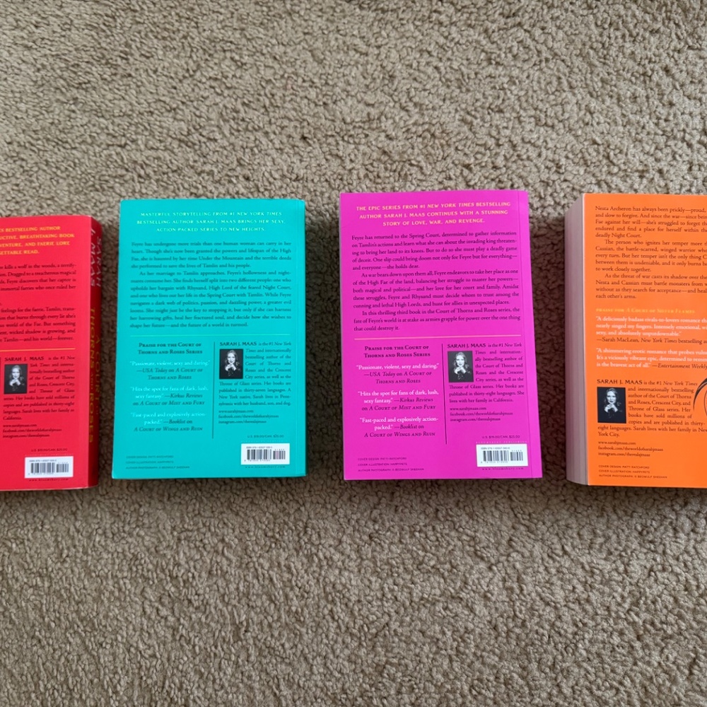 A Court of Thorns and Roses Series by Sarah J. Maas (Used) - Picture 2 of 4